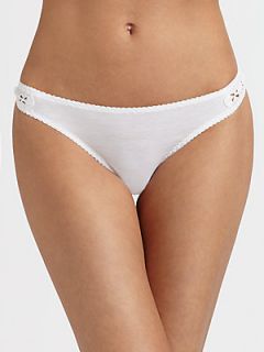 Cosabella Low Rise Thong   White