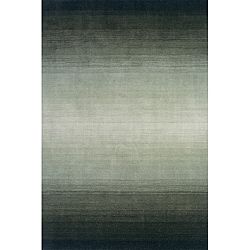 Hand tufted Manhattan Ombre Green Wool Rug (80 X 110)