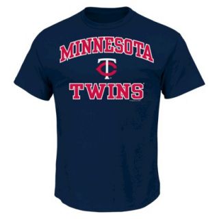 MLB Mens Minnesota Twins T Shirt   Navy (XL)