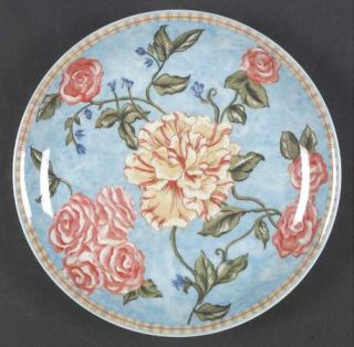 American Atelier Covent Garden Salad Plate, Fine China Dinnerware   Pink&Yellow