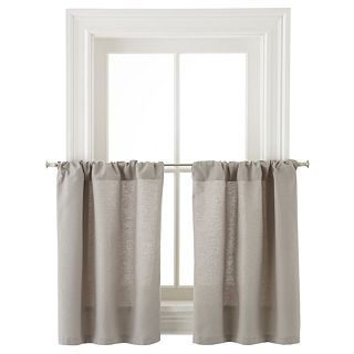 JCP Home Collection  Home Holden Rod Pocket Cotton Window Tiers, French