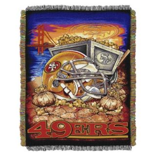 San Francisco 49ers Woven Tapestry Throw