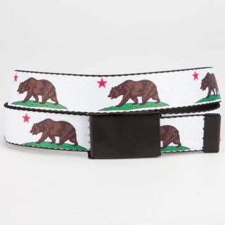Cali Bear Boys Belt White One Size For Women 236590150