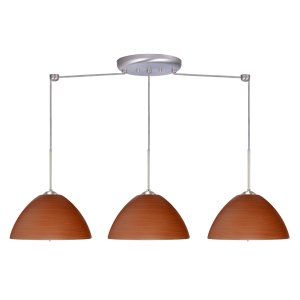 Besa Lighting BEL 3JB 4201CH SN Tessa Pendant