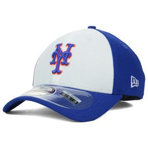 New York Mets New Era MLB Diamond Era White Front 39THIRTY Cap