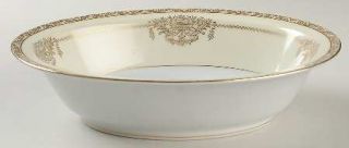 Noritake Bancroft 10 Oval Vegetable Bowl, Fine China Dinnerware   Gold Encruste