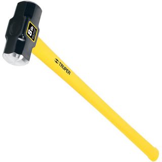 Truper 30929 8# Fiberglass Handle Sledge Hammer (Yellow )