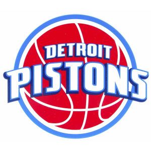 Detroit Pistons Rico Industries Static Cling Decal
