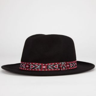 Wool Womens Panama Hat Black One Size For Women 229673100