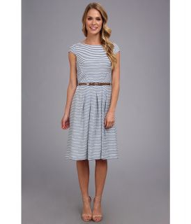 Anne Klein Newport Stripe Day Dress Womens Dress (Multi)