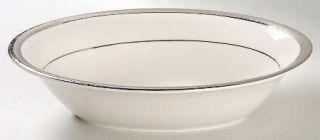 Belcrest Empress 9 Oval Vegetable Bowl, Fine China Dinnerware   Encrusted Plati