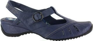 Womens Easy Street Largo   Navy Synthetic Casual Shoes