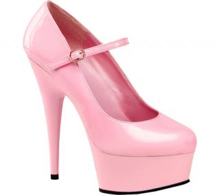 Womens Pleaser Delight 687   Pink Patent High Heels