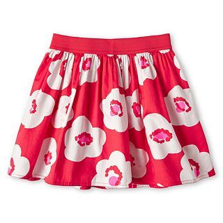 Total Girl Print Skirt   Girls 6 16 and Plus, Teaberry Poppy, Girls