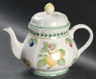 Villeroy & Boch French Garden Fleurence Teapot & Lid, Fine China Dinnerware   Lo