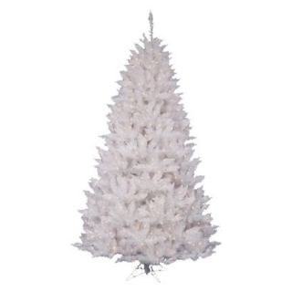 8.5 Pre Lit White Spruce Tree   Clear Lights
