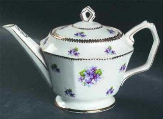 Royal Stafford Sweet Violets (Not Embossed,Gold Drops) Teapot & Lid, Fine China