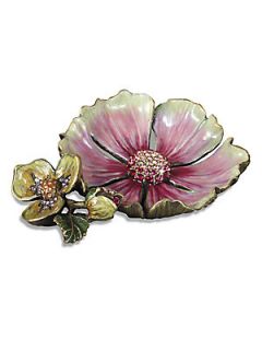 Jay Strongwater Maya Anemone Trinket Tray   No Color