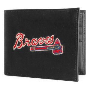 Atlanta Braves Rico Industries Black Bifold Wallet