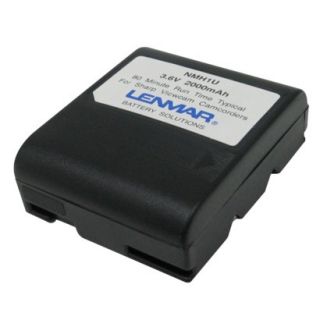 Lenmar Replacement Battery for Sharp Camcorders   Black (NMH1U)