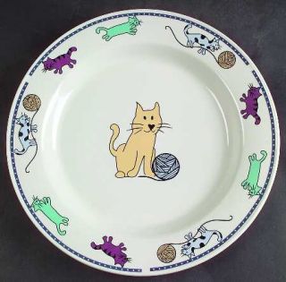 Citation Raining Cats & Dogs Dinner Plate, Fine China Dinnerware   Cats & Dogs,B