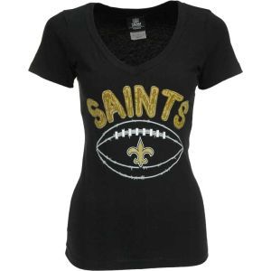 New Orleans Saints 5th and Ocean NFL Womens Baby Jersey Football T Shirt