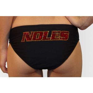 Florida State Seminoles NCAA Shimmer Logo Bikini Bottom