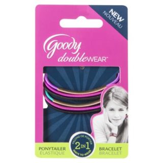 Goody Double Wear 2 in 1 Ponytailer and Bracelete Multiple Color Elastics with