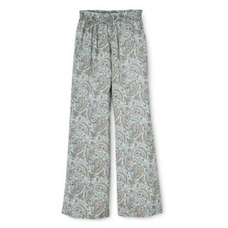 Mossimo Supply Co. Juniors Printed Pant   Blue M(7 9)