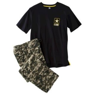 Mens U.S. Army Pajama Set   Green XXL