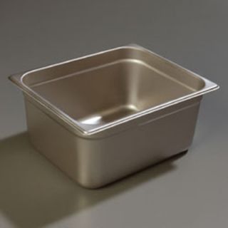 Carlisle Half Size Steam Table Pan   6 D, Stainless Steel