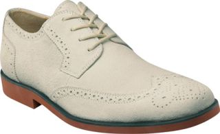 Mens Stacy Adams Telford 24723   Oyster Suede Lace Up Shoes