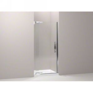 Kohler K 705737 L SHP Finial Finial® Frameless Pivot Shower Door, 33 1/4   35 3