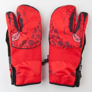 Lobster Mitt Gloves Red In Sizes Large, Medium, Small, X Large For Men 220