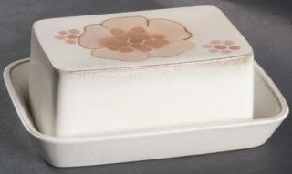Denby Langley Gypsy Rectangular Covered Butter, Fine China Dinnerware   Lavender