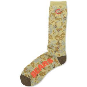 Chicago Bears For Bare Feet Digi Desert Camo Crew Sock