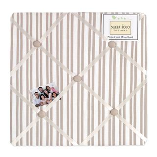 Sweet Jojo Designs Little Lamb Fabric Memory Board (CottonDimensions 14 inches long x 14 inches wide )