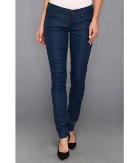 Mavi Jeans Serena Coated in Petrol Jeather Womens Jeans (Navy)