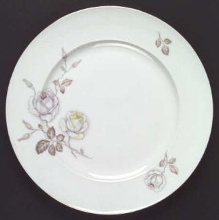 Johann Haviland Sweetheart Rose Dinner Plate, Fine China Dinnerware   Pink&Yello