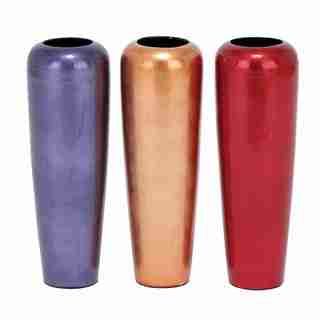 Vase Assorted Stable Base With Smooth Finish  Set Of 3