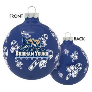 Brigham Young Cougars Traditional Round Ornament
