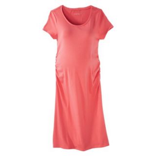 Liz Lange for Target Maternity Short Sleeve Shirt Dress   Melon M