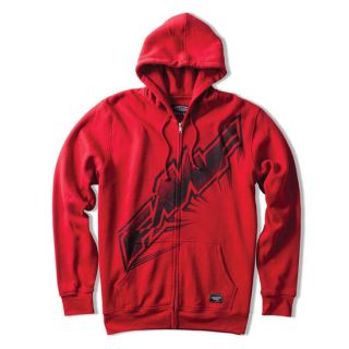 Racing Shocked Hoodie Dark Red In Sizes Xx Large, Large, X Large, Small, Me