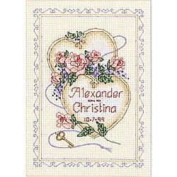 United Hearts Wedding Counted Cross Stitch Kit