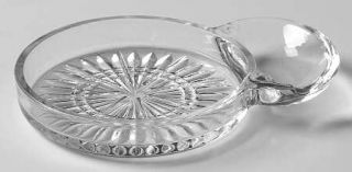 Fostoria Heritage Clear Coaster with Spoon Rest   Stem #2887, Clear,  Heavy Lead