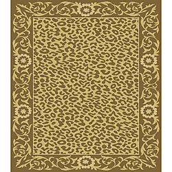 Kenya Indoor/ Outdoor Area Rug (2 X 76) (BrownPattern BorderMeasures 0.25 inch thickTip We recommend the use of a non skid pad to keep the rug in place on smooth surfaces.All rug sizes are approximate. Due to the difference of monitor colors, some rug c