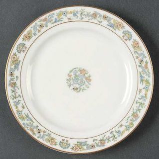 Syracuse Oriental (Gold Trim) Bread & Butter Plate, Fine China Dinnerware   Blue