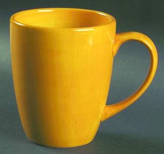  Marygold Mug, Fine China Dinnerware   All Yellow, Undecorated, Rim, No