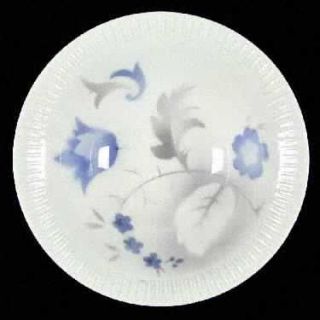 Syracuse Vogue Dinner Plate, Fine China Dinnerware   Shell Edge, Blue &  Gray Fl