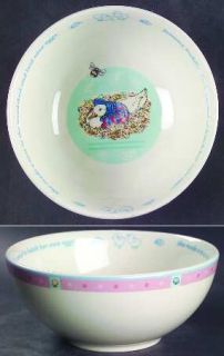 Wedgwood Jemima Puddle Duck Childs Bowl, Fine China Dinnerware   Duck In Hat, P